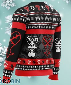 heartless christmas kingdom hearts ugly christmas sweater 4 QthN5