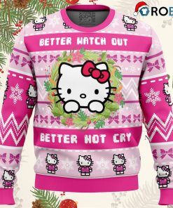 hello kitty is coming to town ugly christmas sweater 1 itzwC