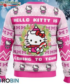 hello kitty is coming to town ugly christmas sweater 3 ufDt5