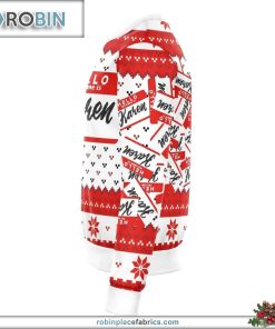 hello my name is karen ugly christmas sweater 384 1AbNB