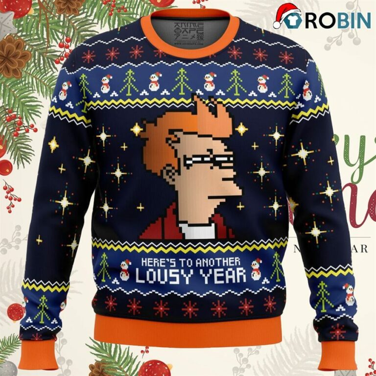 Here’s To Another Lousy Year Ugly Christmas Sweatshirt, Sweater