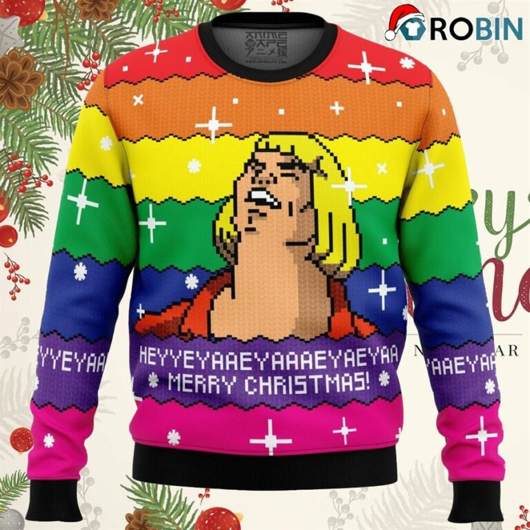 Heyyeya He-Man Ugly Christmas Sweatshirt, Sweater