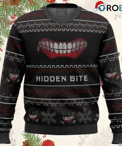 Hidden Bite Tokyo Ghoul Ugly Christmas Sweatshirt, Sweater