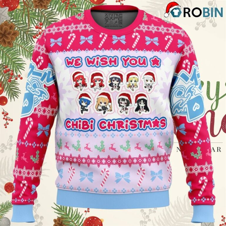 High School Dxd Chibi Girls Ugly Christmas Sweater