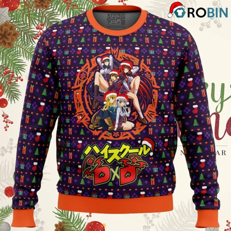 High School Dxd Dreaming His Own Harem Ugly Christmas Sweater