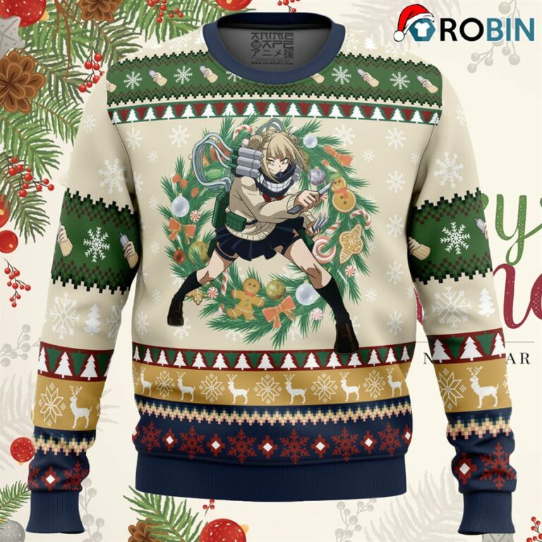 Himiko Tora Christmas My Hero Academia Ugly Christmas Sweater