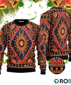 Hippie Style Ugly Christmas Sweater RB4072 Hippie Style Ugly Christmas Sweater RB4072