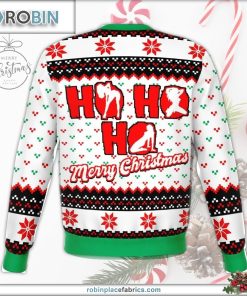 ho ho ho ugly christmas sweater 105 rpucb