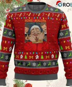 Home Malone Meme Ugly Christmas Sweater Home Malone Meme Ugly Christmas Sweater
