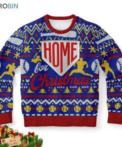 home run baseball uniform ugly christmas sweater 1 x9swhc