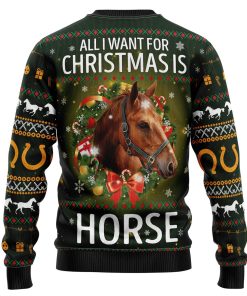 horse all i need for christmas ugly sweatshirt sweater 7 fkuibx