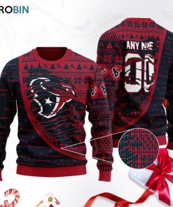 houston texans football ugly christmas sweater sweatshirt swt y8lc93