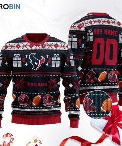 houston texans ugly christmas sweater sweatshirt swt xxd3dh