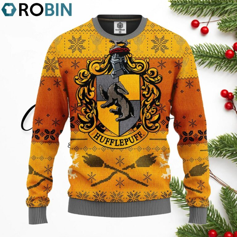 Hufflepuff Ugly Christmas Sweater