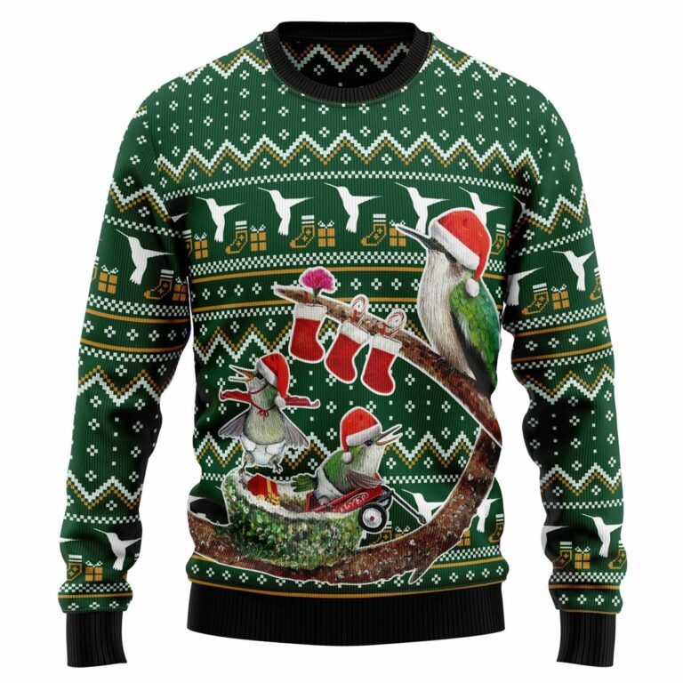 Hummingbird Family Xmas Ugly Sweatshirt, Sweater