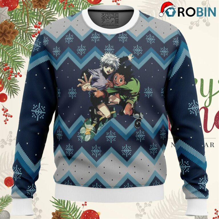 Hunter X Hunter Gon And Killua Ugly Christmas Sweatshirt, Sweater