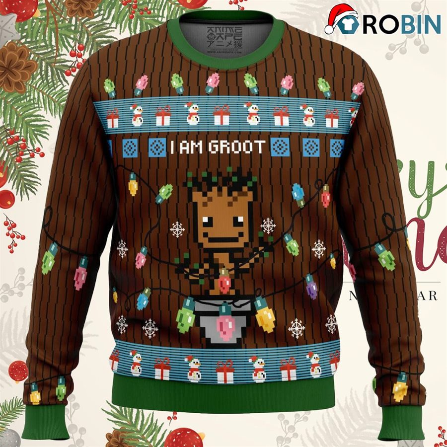 I Am Groot Ugly Christmas Sweatshirt, Sweater