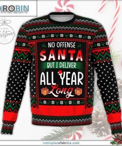 i deliver ugly christmas sweater 103 bMua5