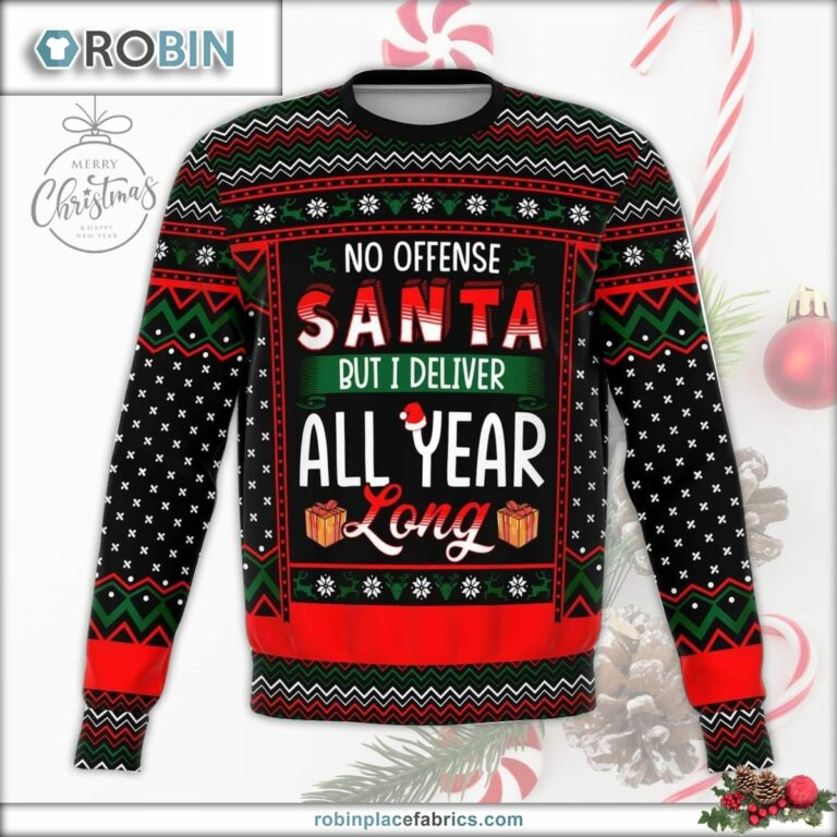 I Deliver Ugly Christmas Sweater