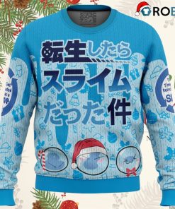 i got slimy that time i got reincarnated as a slime christmas sweater 1 twEgI