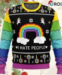 I Hate People Ugly Christmas Sweater