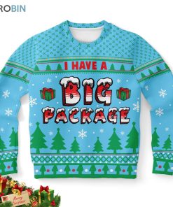 i have a big package ugly christmas sweatshirt sweater 1 euonir