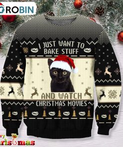 I Just Want To Bake Stuff And Watch Christmas Movies Christmas Gifts For Pet Lovers – Best Xmas Gift