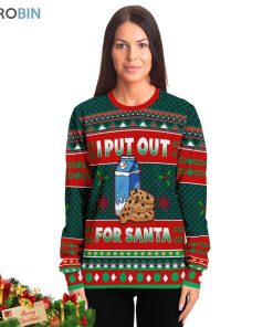 i put out for santa ugly christmas sweatshirt sweater 2 mweztw