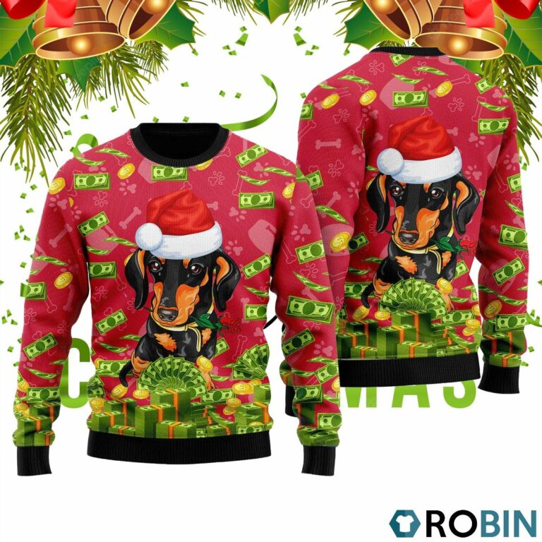 I Work Hard So That My Dog Can Have A Better Life 3D Print Ugly Christmas Sweater RB4225