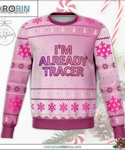 im already tracer ugly christmas sweater 100 N78FV