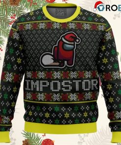 Impostor Among Us Ugly Christmas Sweater