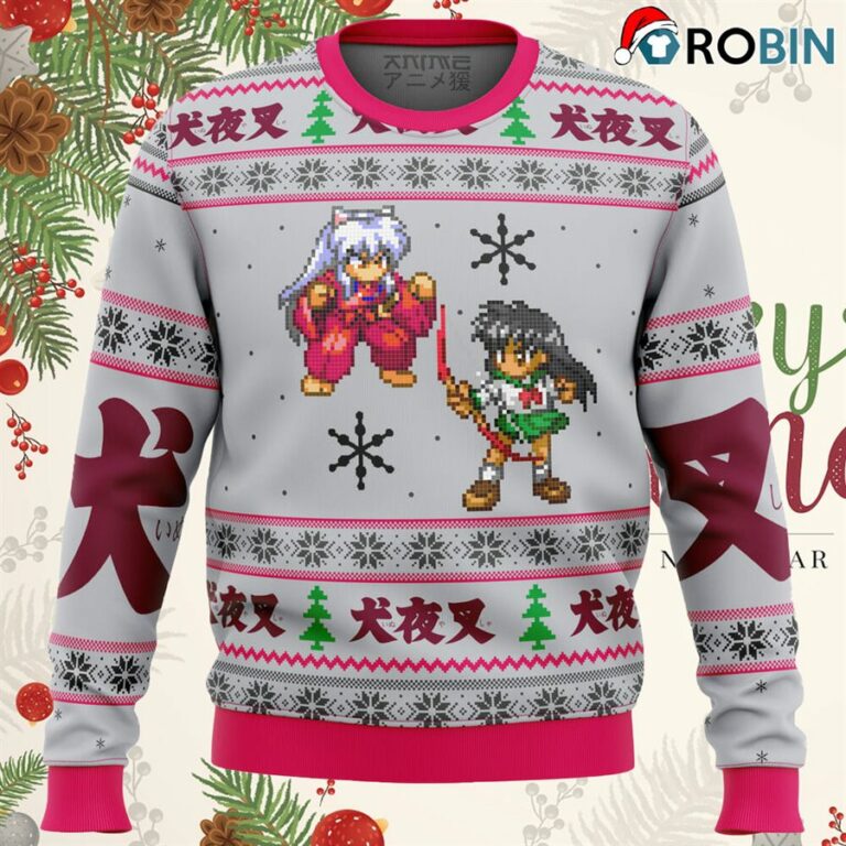 Inuyasha And Kagome Alt Ugly Christmas Sweatshirt, Sweater