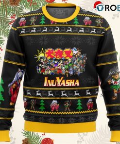 Inuyasha Sprites Ugly Christmas Sweater Inuyasha Sprites Ugly Christmas Sweater