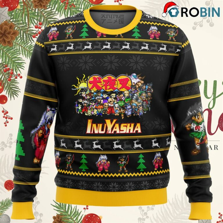 Inuyasha Sprites Ugly Christmas Sweater