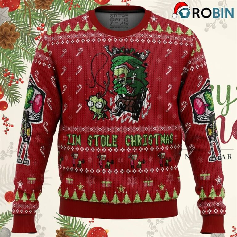 Invader Zim Doom Doom Doom Ugly Christmas Sweatshirt, Sweater