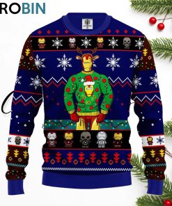 iron man funny ugly christmas sweater purple 1 y3vkel