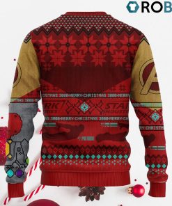 Iron Man Ugly Christmas Sweater