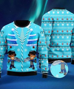 Ironworker Skull Christmas Ugly Sweatshirt, Sweater