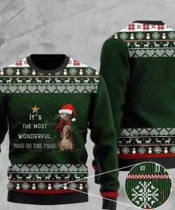 Its The Most Wonderful Time Of The Year Otter Christmas Ugly Sweatshirt, Sweater