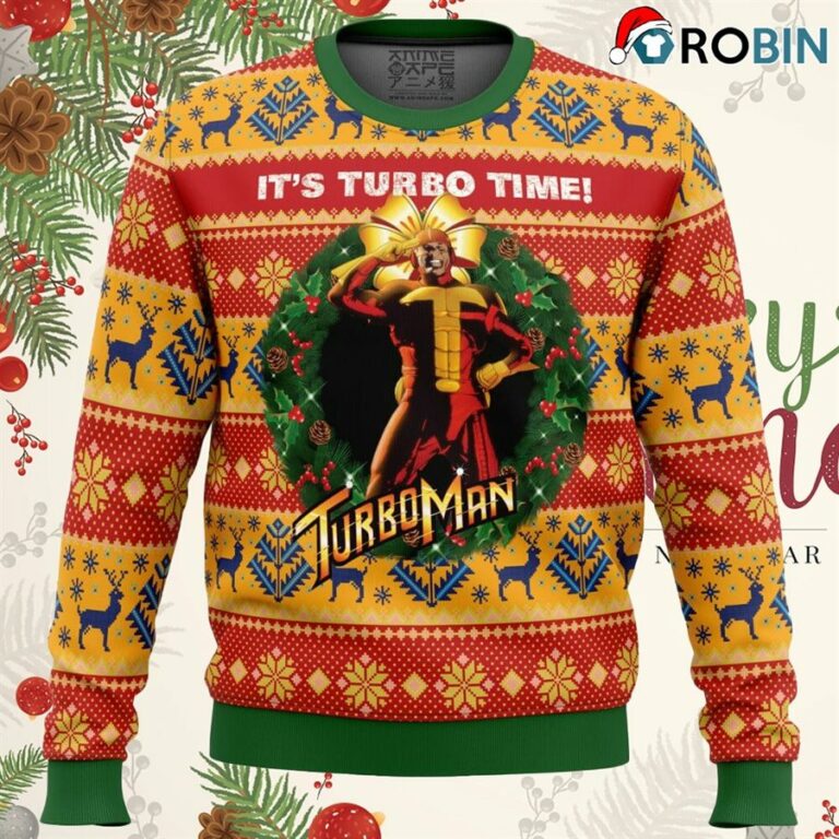 It’s Turbo Time Turbo Time Ugly Christmas Sweater