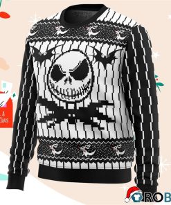 Jack Skellington The Nightmare Before Christmas Ugly Christmas Sweatshirt, Sweater
