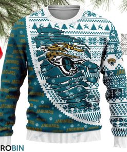 Jacksonville Jaguars Football Ugly Christmas Sweater, Sweatshirt SWT146