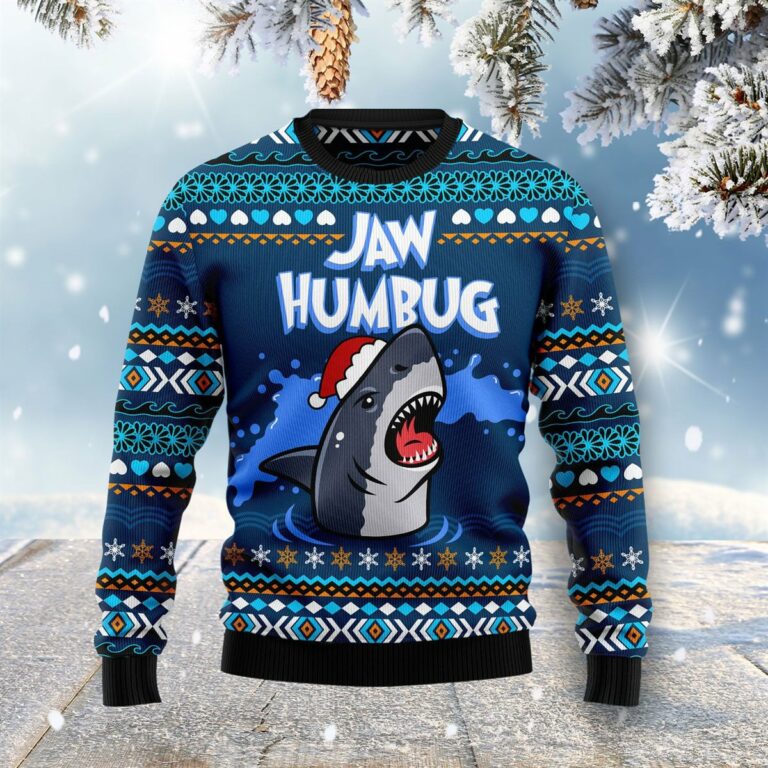 Jaw Humbug Christmas Ugly Sweatshirt, Sweater