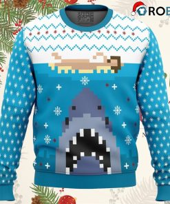 Jaws Ugly Christmas Sweatshirt, Sweater
