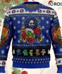 Jerry Garcia Grateful Dead Ugly Christmas Sweatshirt, Sweater