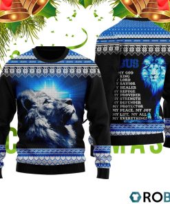 Jesus Is My Everything 3D Print Ugly Christmas Sweater RB4804