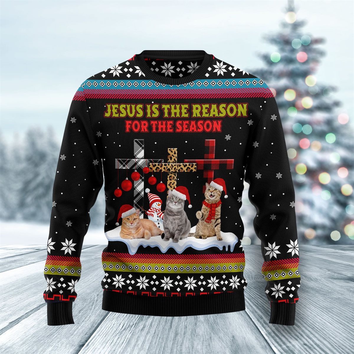 Jesus Is The Reason For The Season Ugly Sweatshirt, Sweater