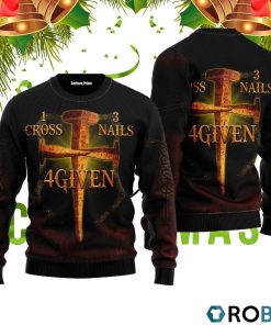 Jesus 3D Print Ugly Christmas Sweater RB2220
