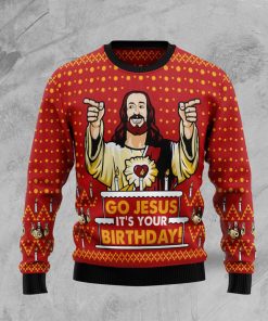 Jesuss Birthday Ugly Sweatshirt, Sweater