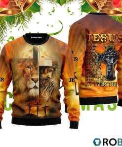 Jeus Is My God Ugly Christmas Sweater RB2487
